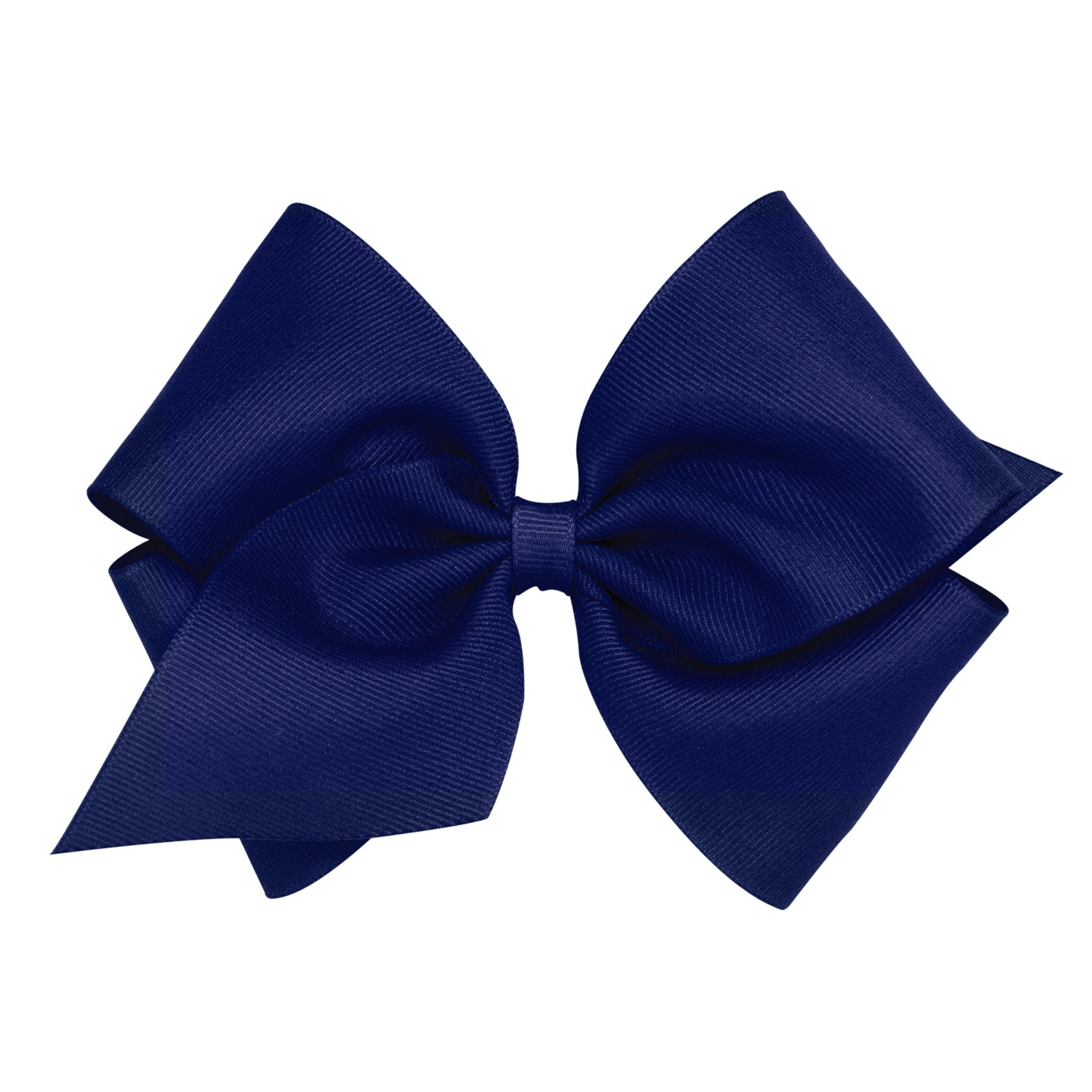 Mini King Grosgrain Bow - Light Navy Kids Hair Accessories Wee Ones