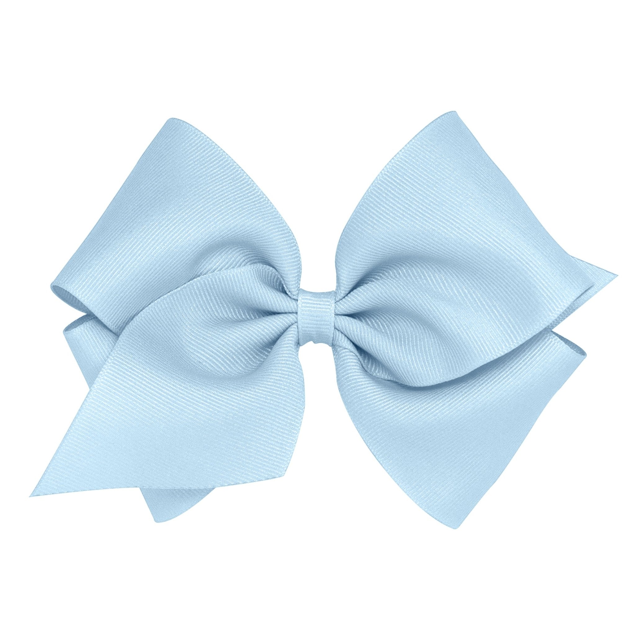 Mini King Grosgrain Bow - Millennium Blue Kids Hair Accessories Wee Ones