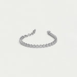 Mirabeau Pave Bracelet - Silver - White Topaz Bracelets Dean Davidson