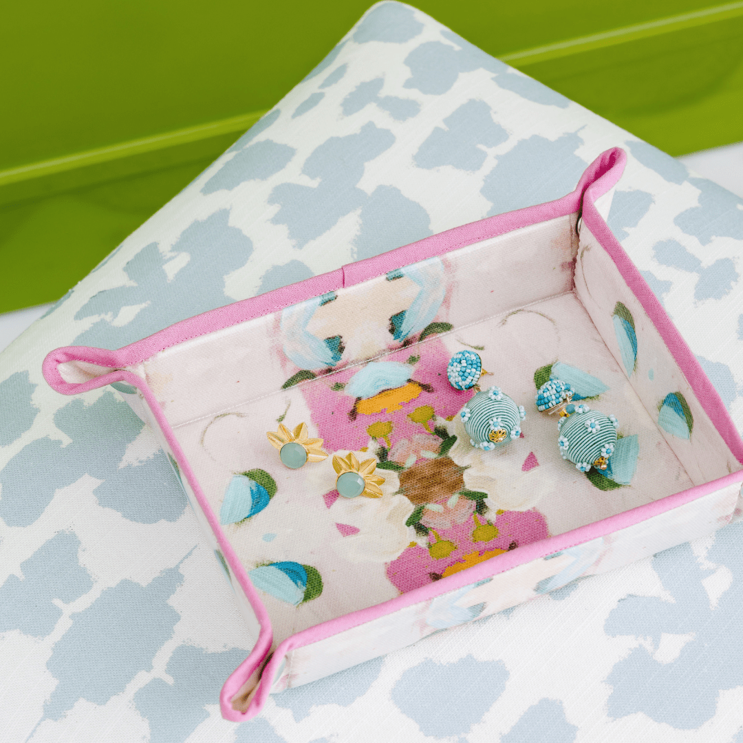 Monet's Garden Pink Snap Tray: One Size Cases Laura Park Designs