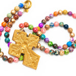 Multicolored Sea Jasper with Amy Cross Necklaces Hidden Truth Jewelry