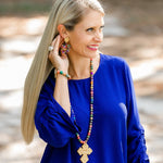 Multicolored Sea Jasper with Amy Cross Necklaces Hidden Truth Jewelry