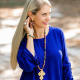 Multicolored Sea Jasper with Amy Cross Necklaces Hidden Truth Jewelry