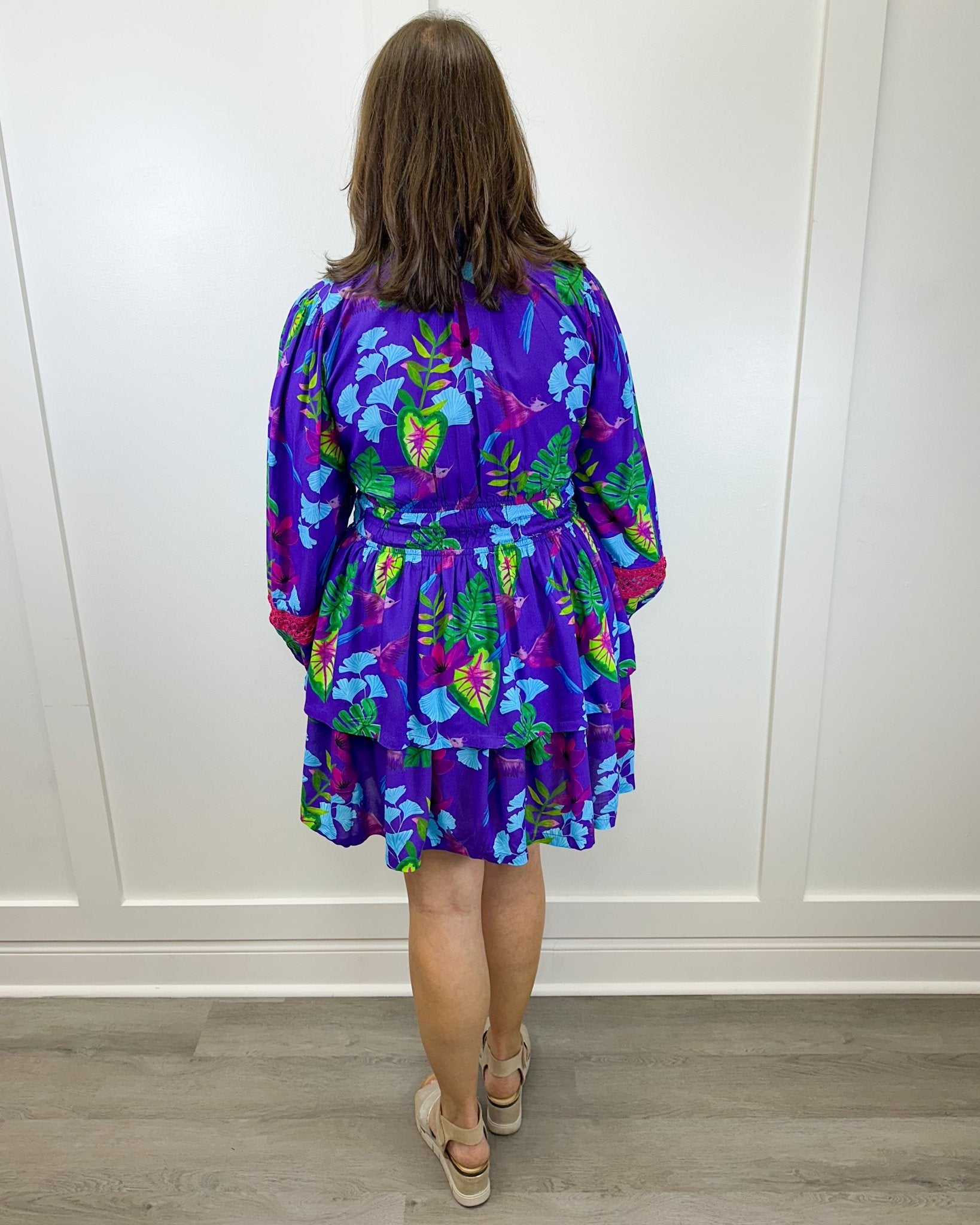 Natali Mini Dress - Violet Seas Short Dresses Briton Court
