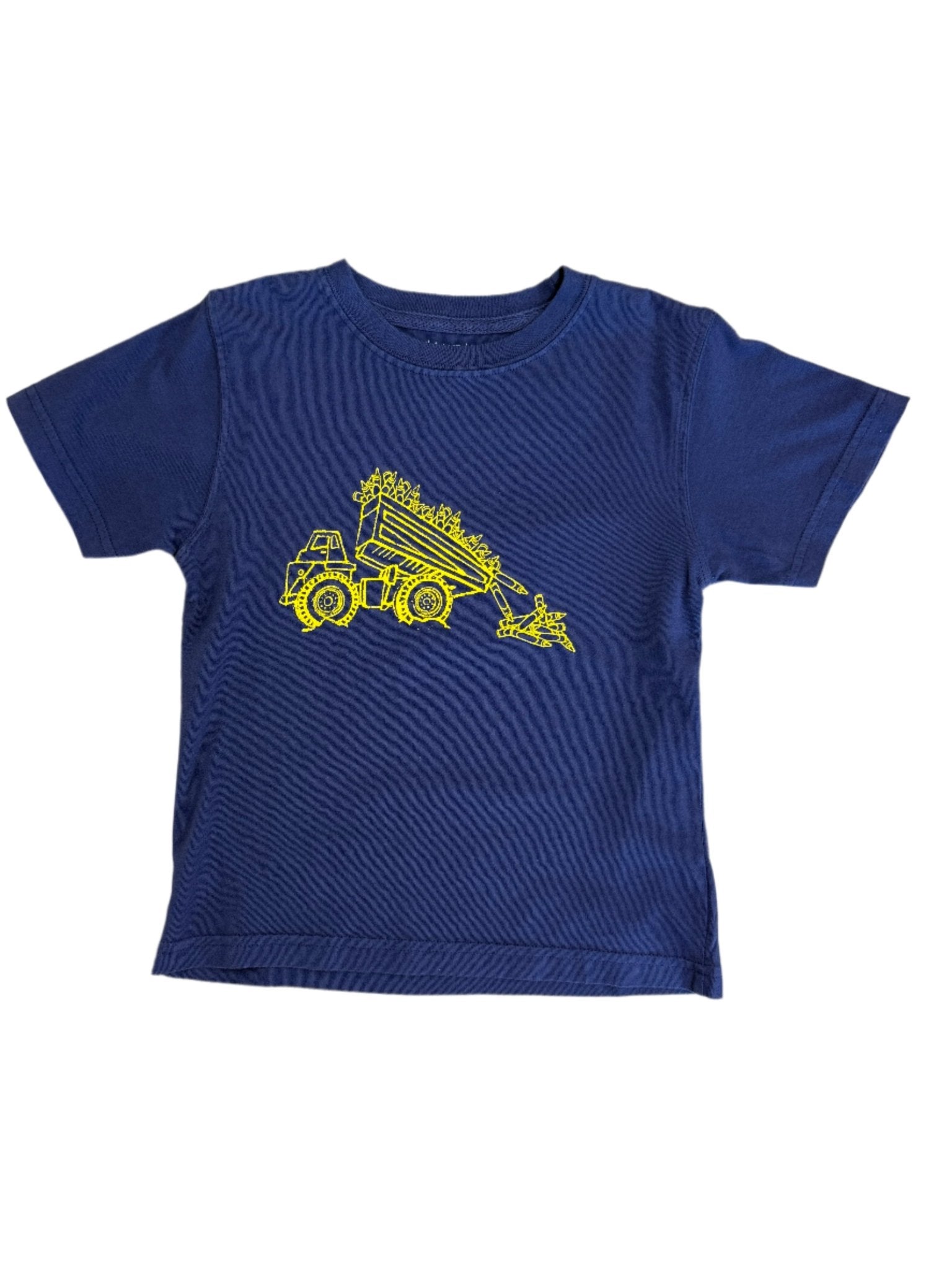Navy Dumptruck w/ Crayons SS T-Shirt Boys Shirts + Polos Mustard & Ketchup