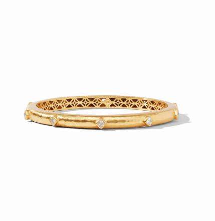 Noel Stone Bangle - Cubic Zirconia - L Bracelets Julie Vos