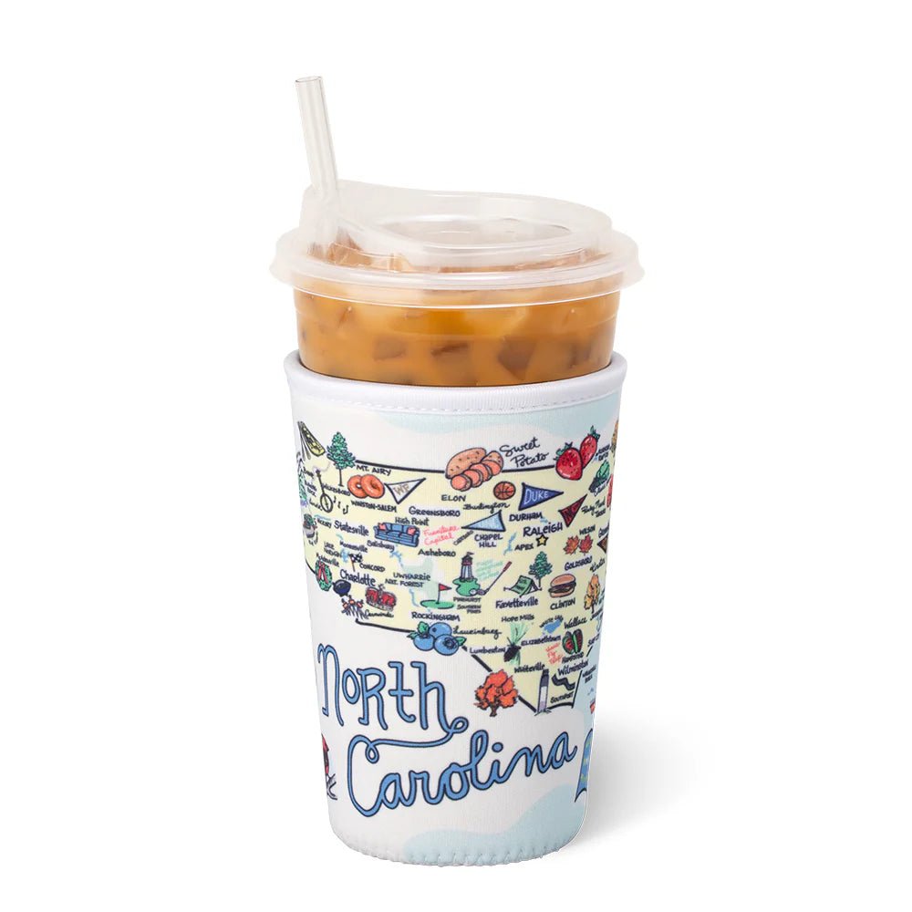 North Carolina Iced Cup Coolie 22 oz Kitchen + Entertaining Swig