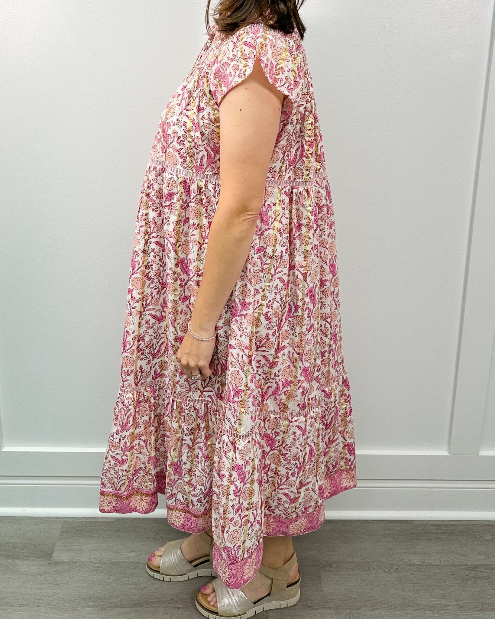 Nova Dress - Pink Cherry Long Dresses Clara the Label