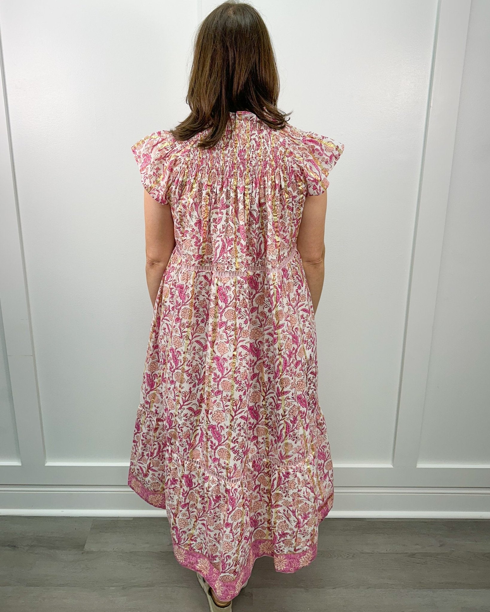 Nova Dress - Pink Cherry Long Dresses Clara the Label