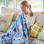 Ocean Breeze Fleece Blanket: One Size Textiles Laura Park Designs