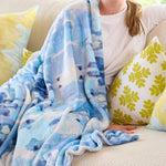 Ocean Breeze Fleece Blanket: One Size Textiles Laura Park Designs
