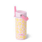 Oh Happy Day Flip + Sip Slim Tumbler (12oz) Insulated Drinkware Swig