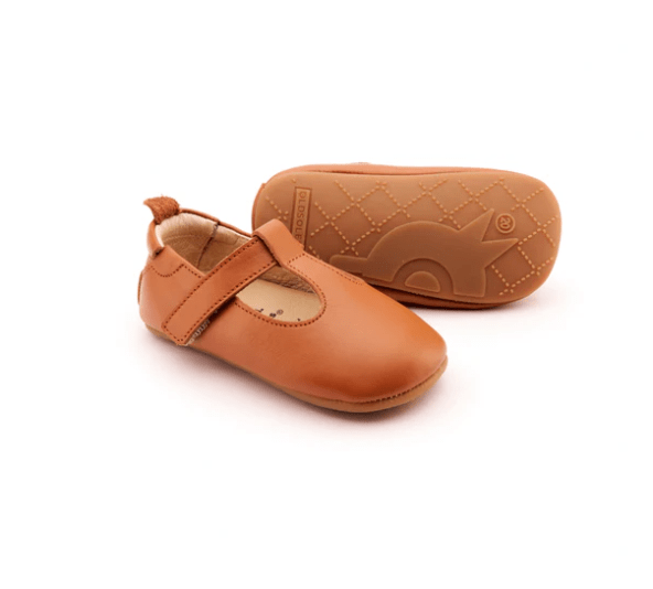 Ohme-Bub - Tan Boys Shoes Old Soles