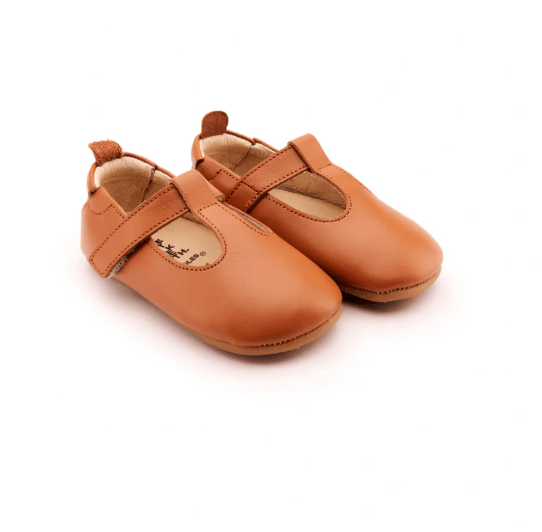 Ohme-Bub - Tan Boys Shoes Old Soles