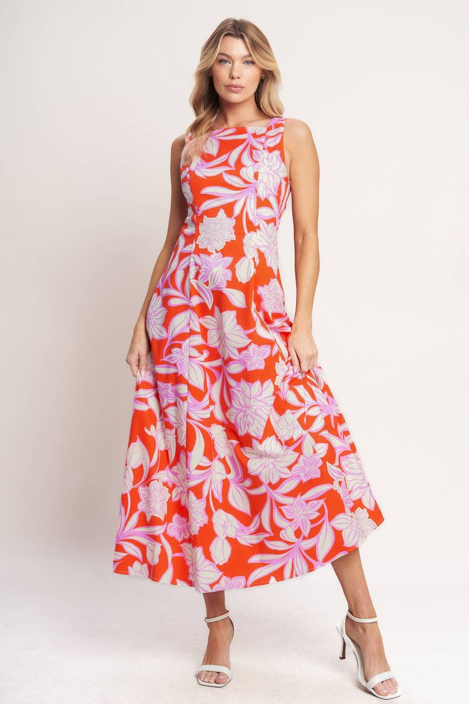 Papaya Blossom Dress Sugar Babies Children's Boutique/Meg's Shoppe Papaya Blossom Dress Sugar Babies Children's Boutique/Meg's Shoppe