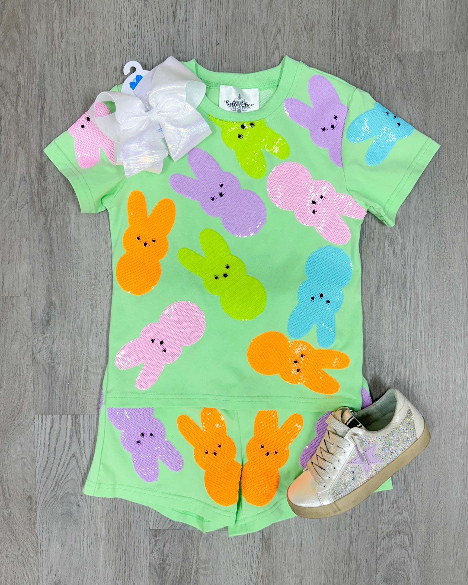 Peeps Sequin Shorts Girls Shorts Belle Cher