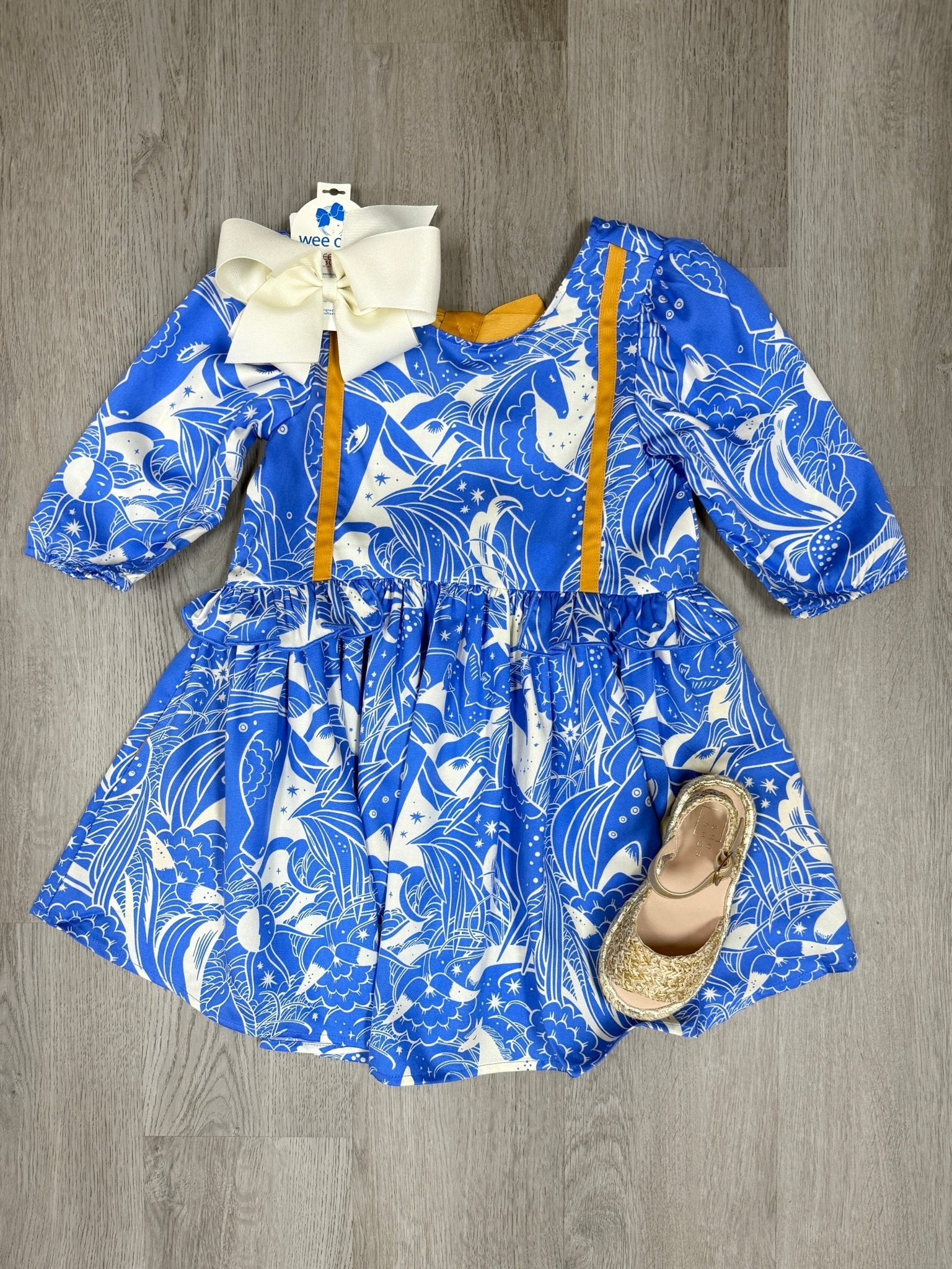 Pegasus Paisley Dress - Pegasus Paisley Girls Play Dresses Finding Foxtale