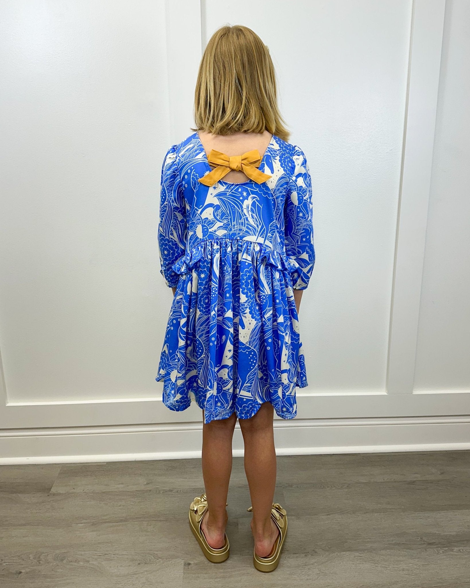 Pegasus Paisley Dress - Pegasus Paisley Girls Play Dresses Finding Foxtale