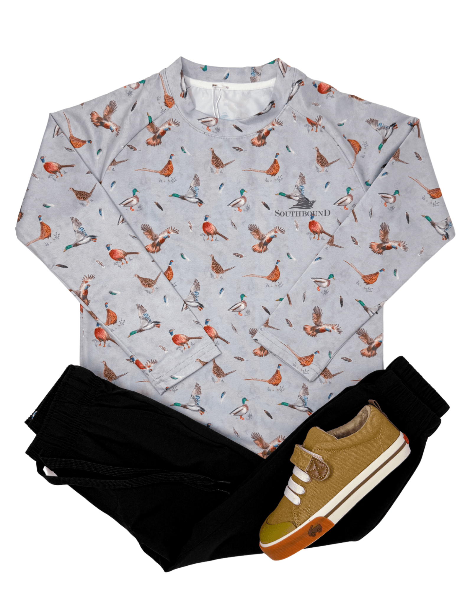 Performance Tee - Gray Duck Boys Shirts + Polos Southbound