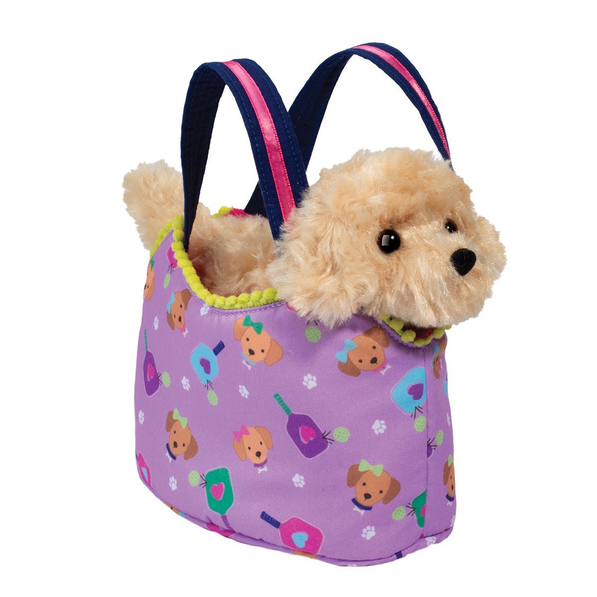 Pickleball Sassy Sak with Golden Doodle Plush Douglas Toys