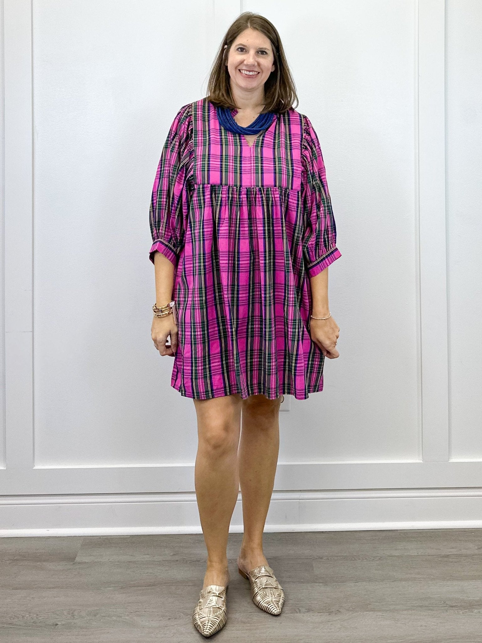 Pink Shipley Dress Short Dresses Mudpie