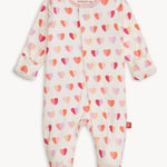 Pink XOXO Modal Footie Baby Sleepwear Magnetic Me