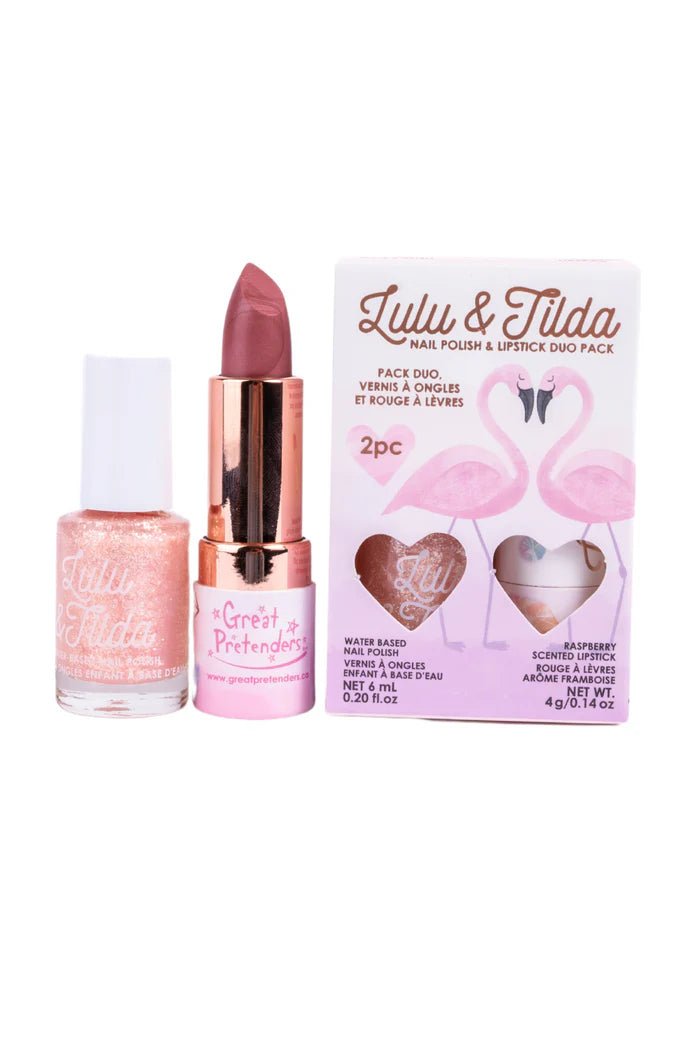 Pinky Promise Duo Nourishing Lipstick and Nail Polish Kids Misc Accessories Great Pretenders