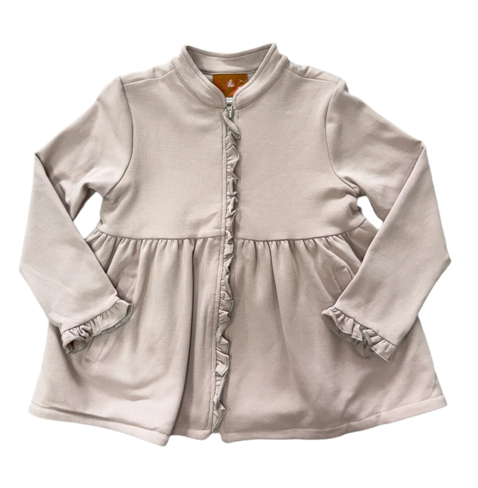 Piper Girls Jacket - Lt. Mocha Girls Outerwear Millie Jay