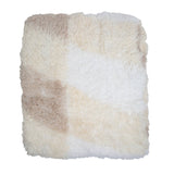 Plaid Sherpa Throw Blankets Textiles Arkwright Home Tan Check