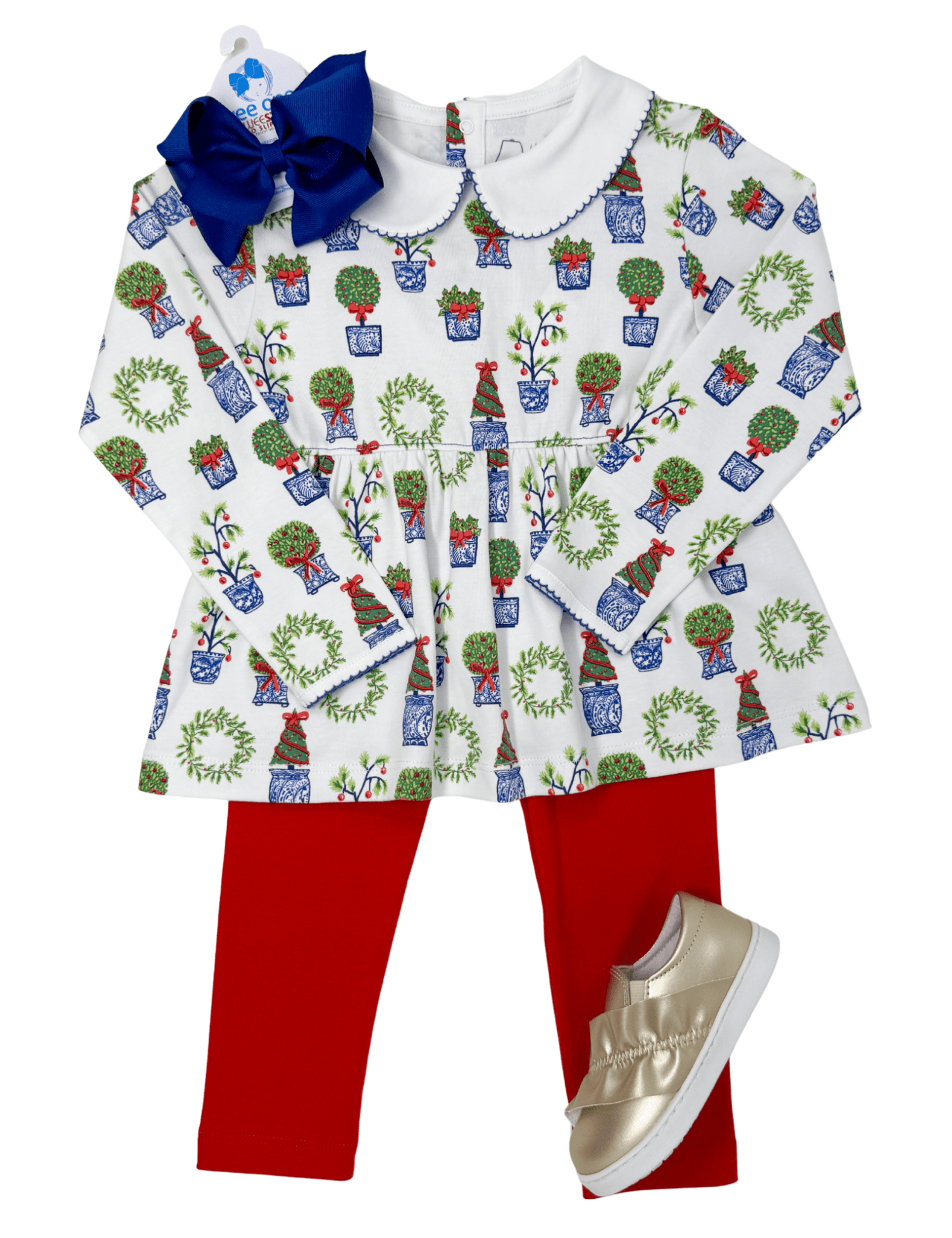 Play Shirt & Leggings - Christmas Planters Girls Sets Heyward House