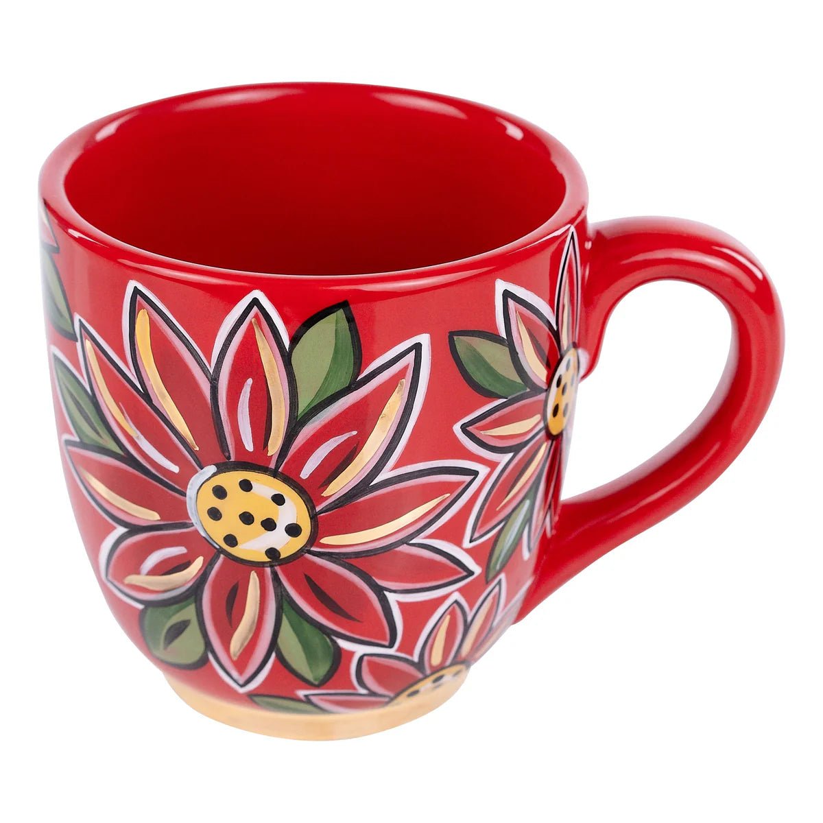 Poinsettia Mug Seasonal Glory Haus