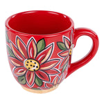 Poinsettia Mug Seasonal Glory Haus