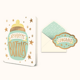 Poppin Bottles Deluxe Greeting Card Paper Goods Studio Oh!