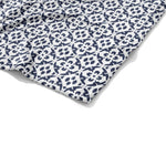 Porto Tiles Navy Fleece Blanket: One Size Textiles Laura Park Designs