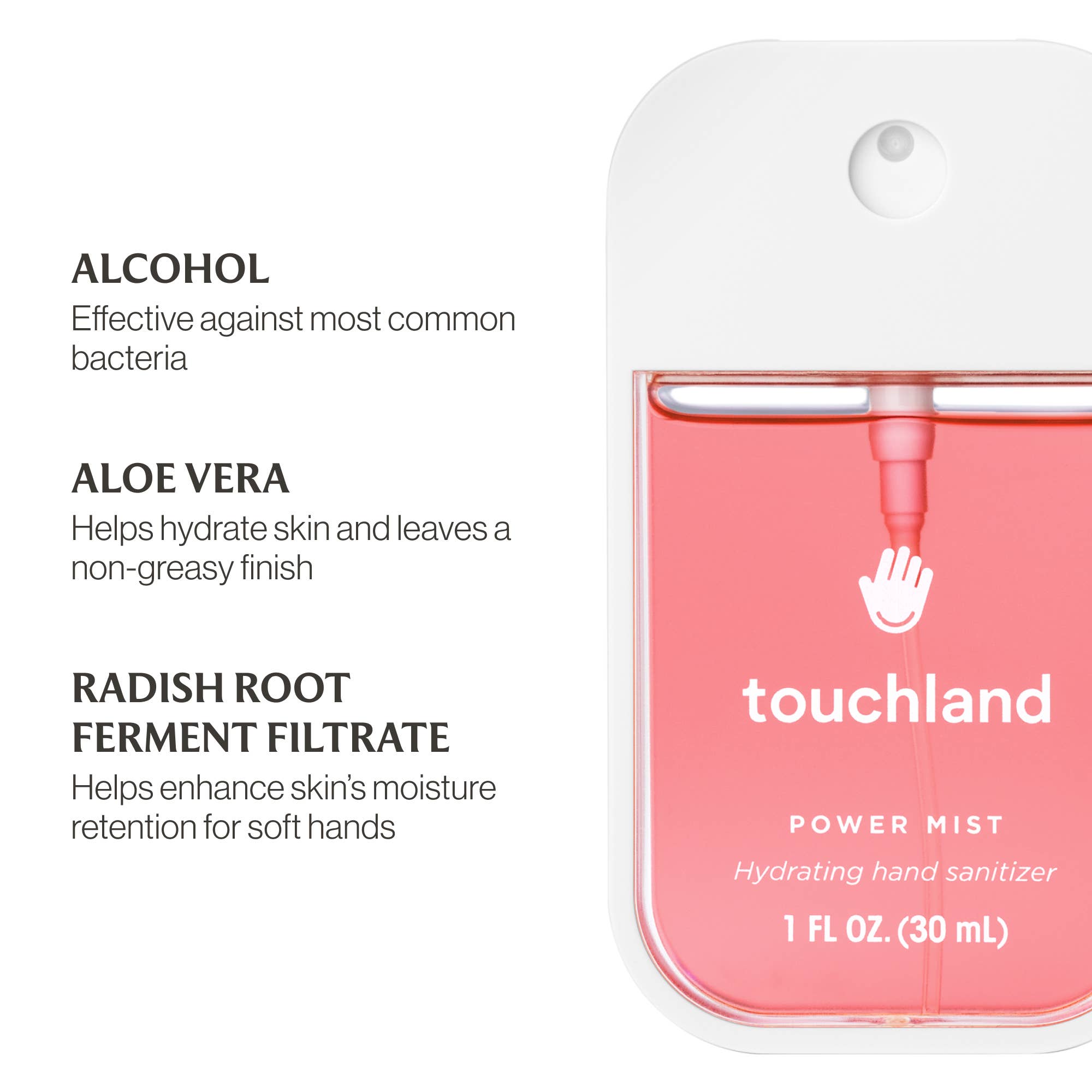 Power Mist Hydrating Hand Sanitizer - Wild Watermelon Self-Care Touchland