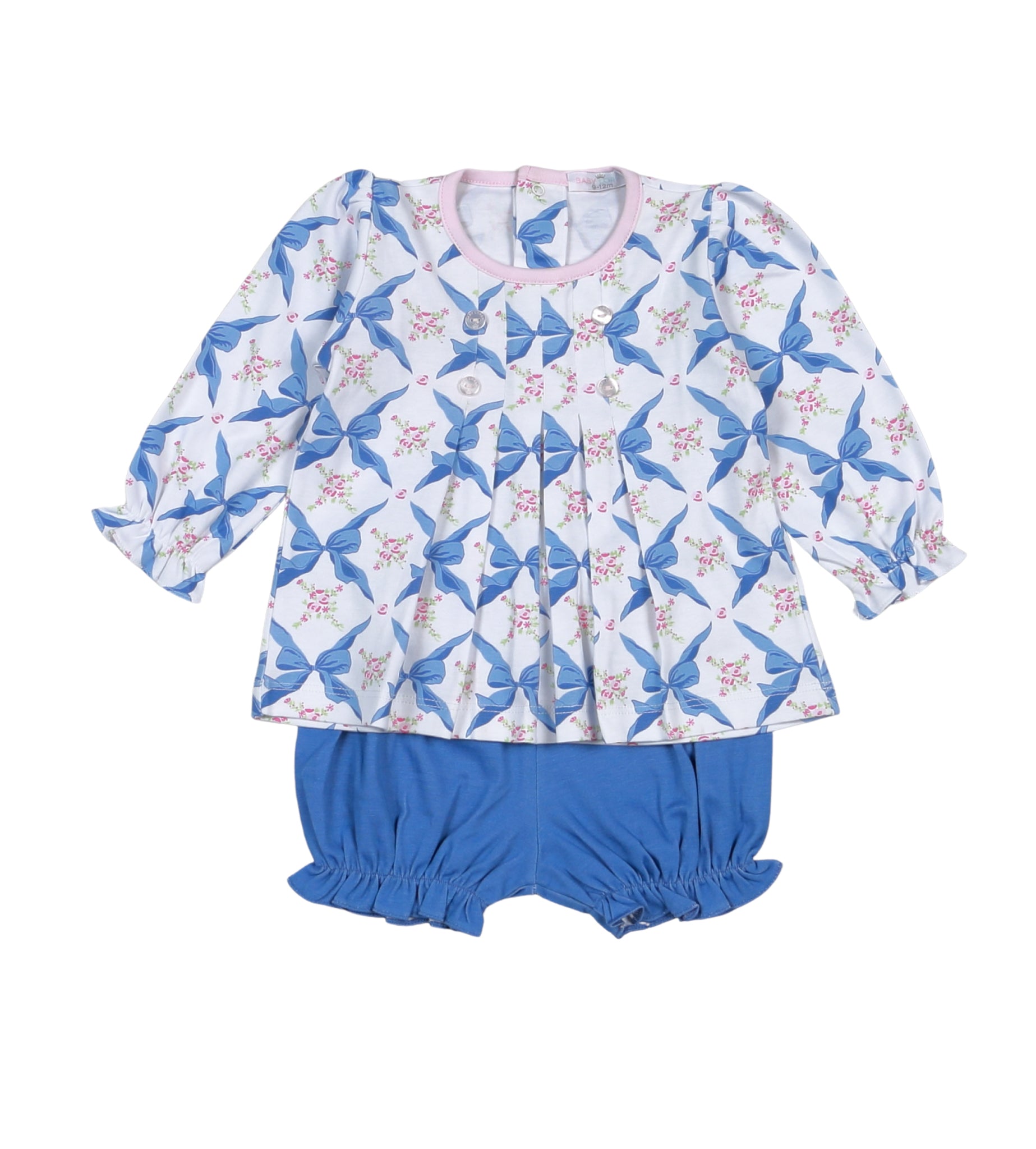 Pretty in Bows Pima Bloomers Set Girls Sets Baby Loren