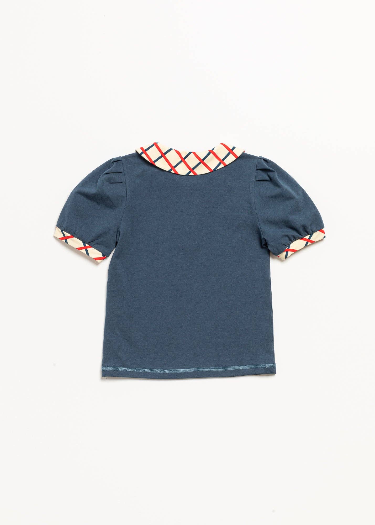 Prim Top - Classic Navy Girls Tops + Tees Finding Foxtale