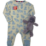 Pudgemuffin Modal Footie Baby Sleepwear Magnetic Me