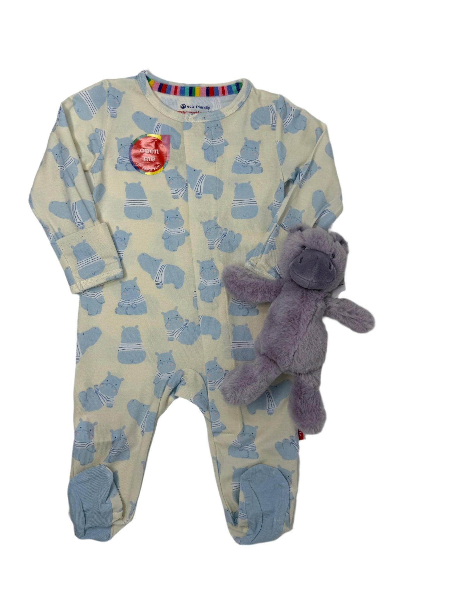 Pudgemuffin Modal Footie Baby Sleepwear Magnetic Me