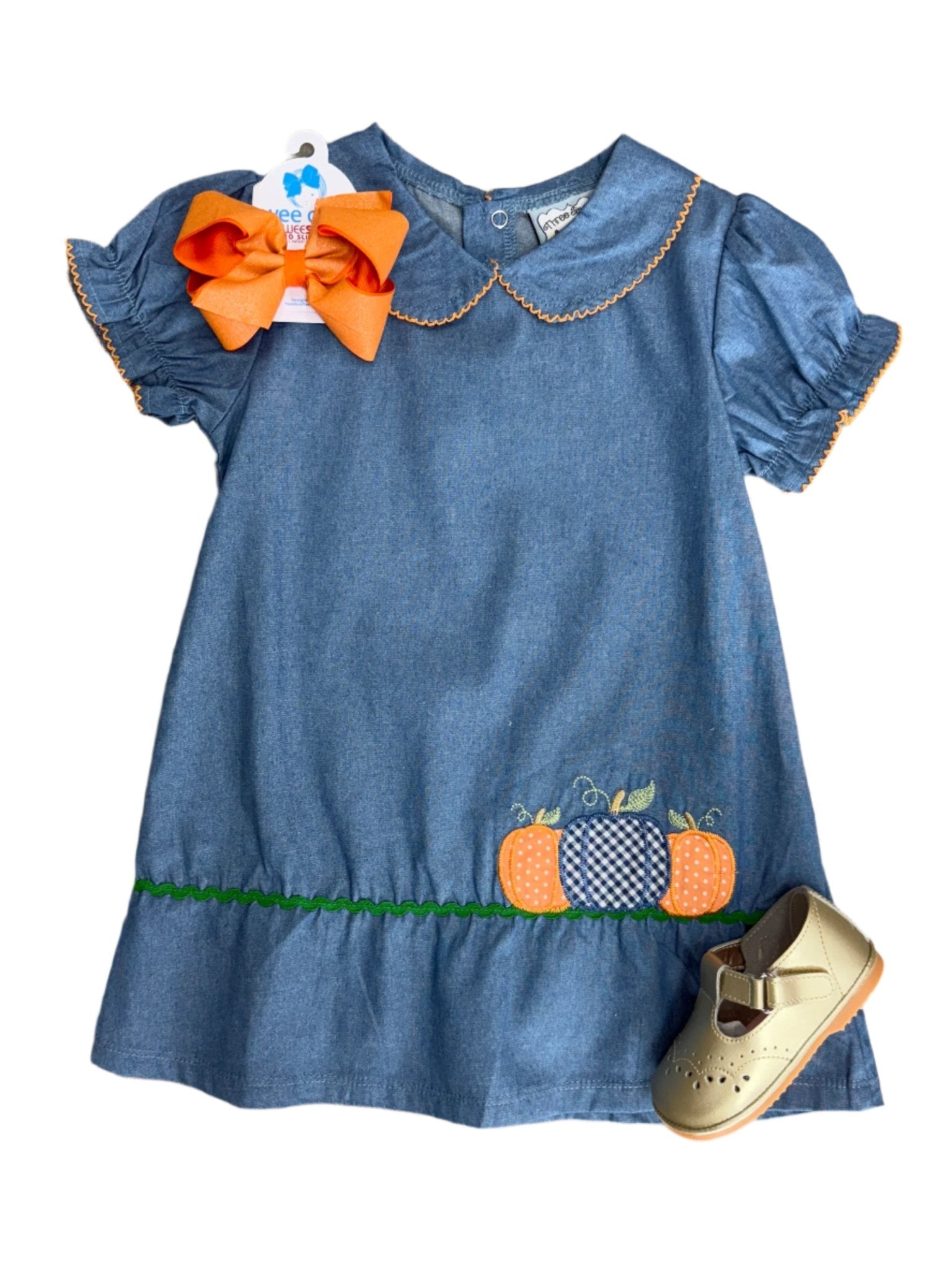 Pumpkin Patch Dress Girls Play Dresses Three Sisters