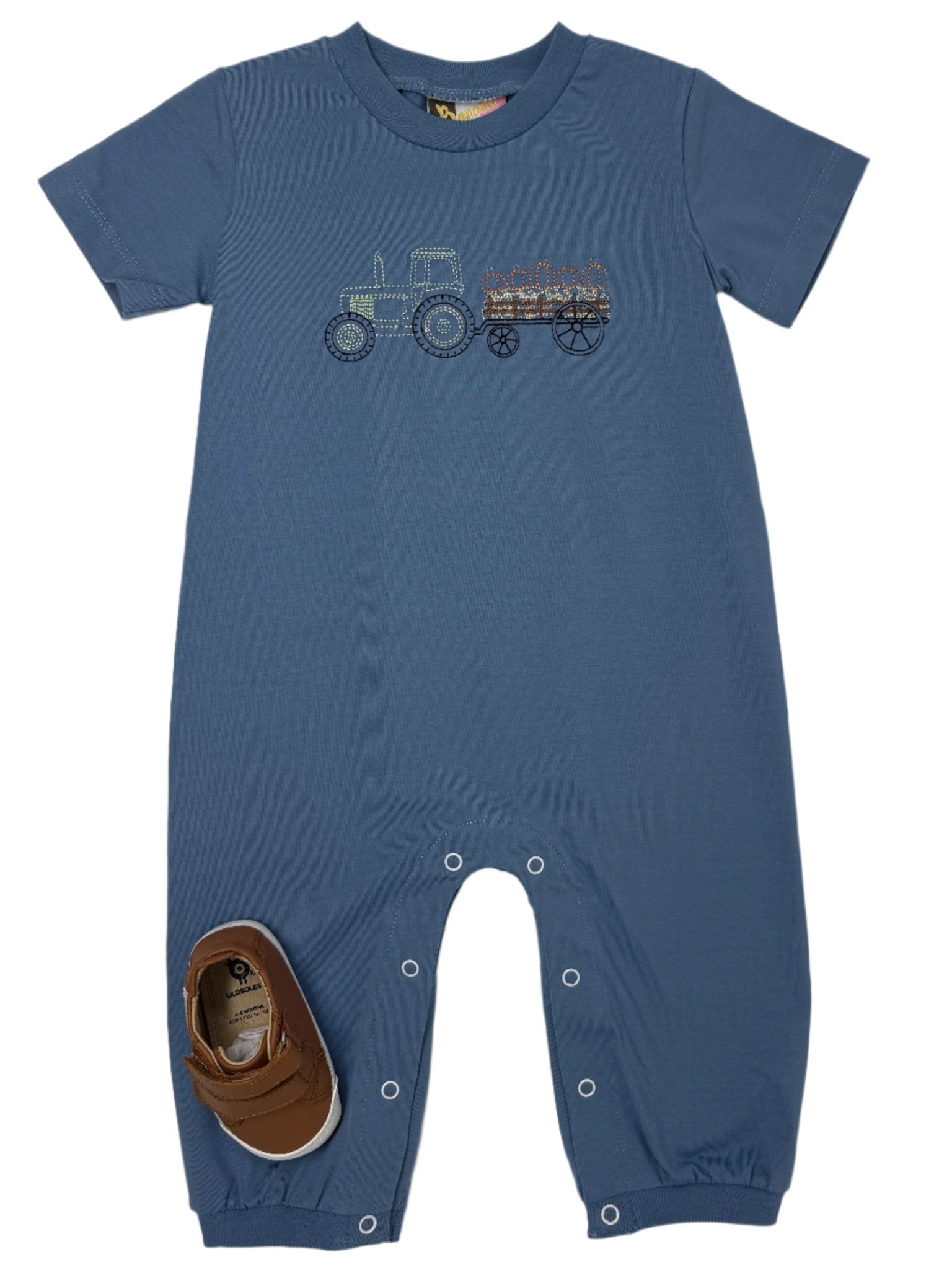 Pumpkin Picking Boys Romper Boys Bubbles + Rompers Banana Split