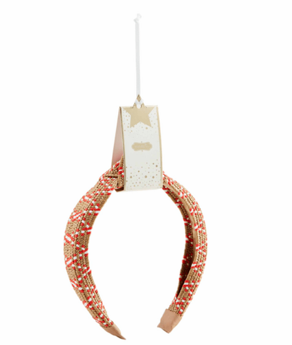 Raffia Woven Headband - Pink Hair Accessories Mudpie