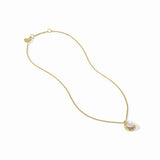 Rainbow Delicate Necklace - Iridescent Clear Crystal Necklaces Julie Vos