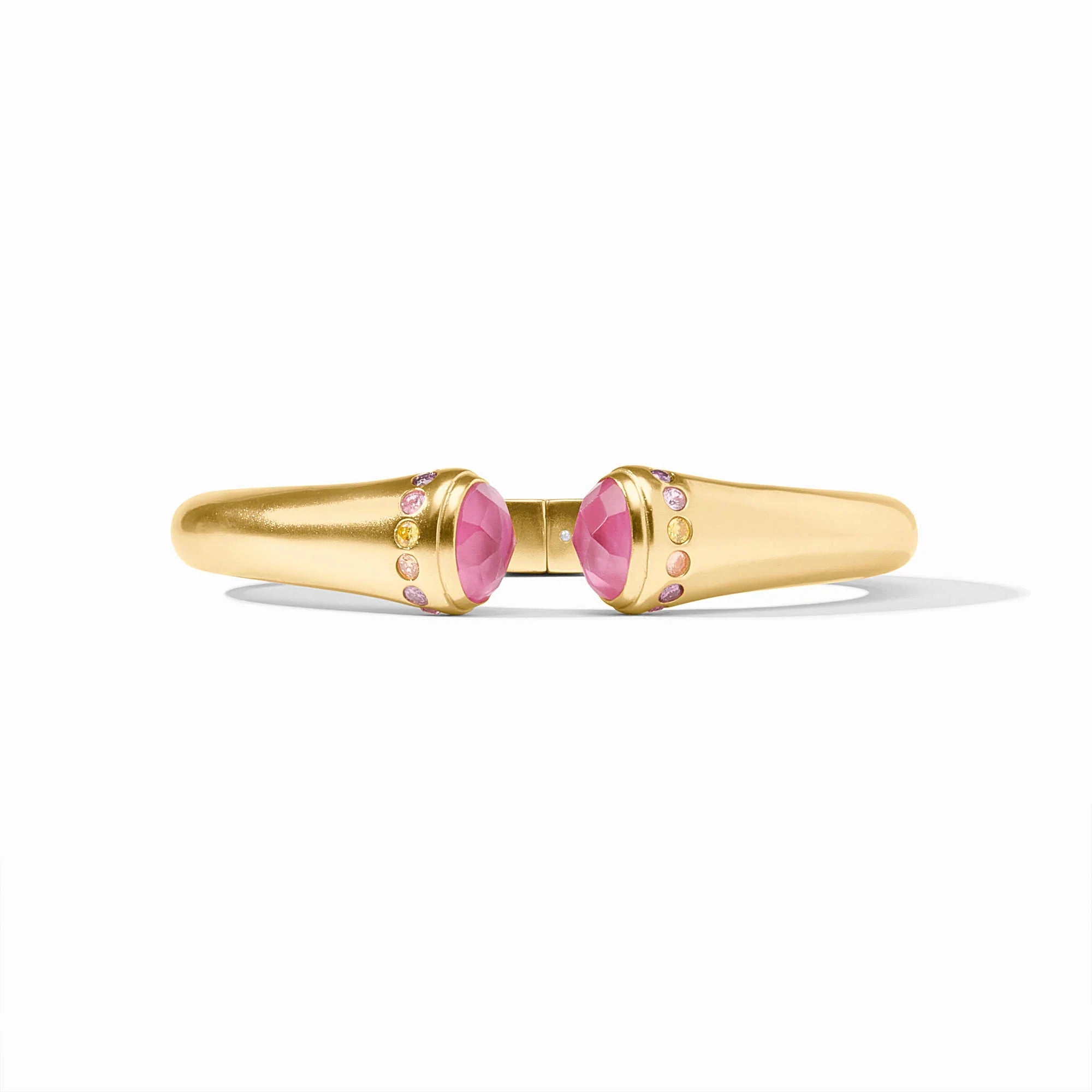 Rainbow Demi Cuff - Iridescent Tourmaline Pink Bracelets Julie Vos