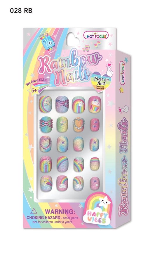 Rainbow Nails Kids Misc Accessories Hot Focus