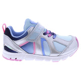 Rainbow - Silver/Sky Girls Shoes Tsukihoshi