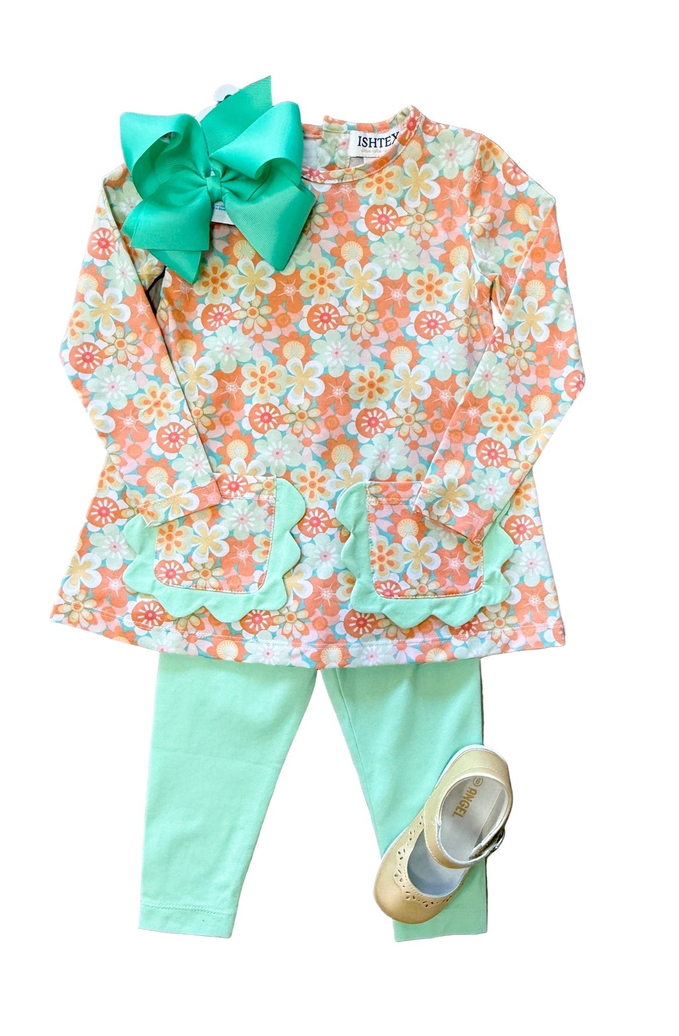 Retro Daisy Leggings Set Girls Sets Ishtex