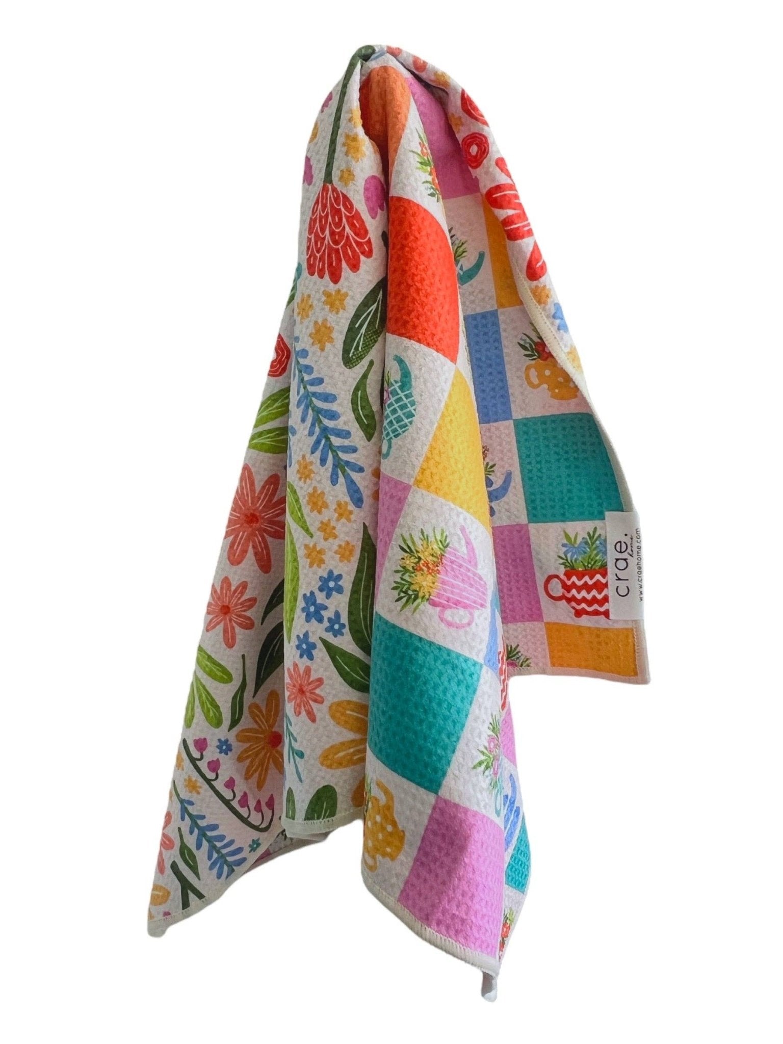 Reversible Hand Towel - Tea Garden Textiles Crae.Home