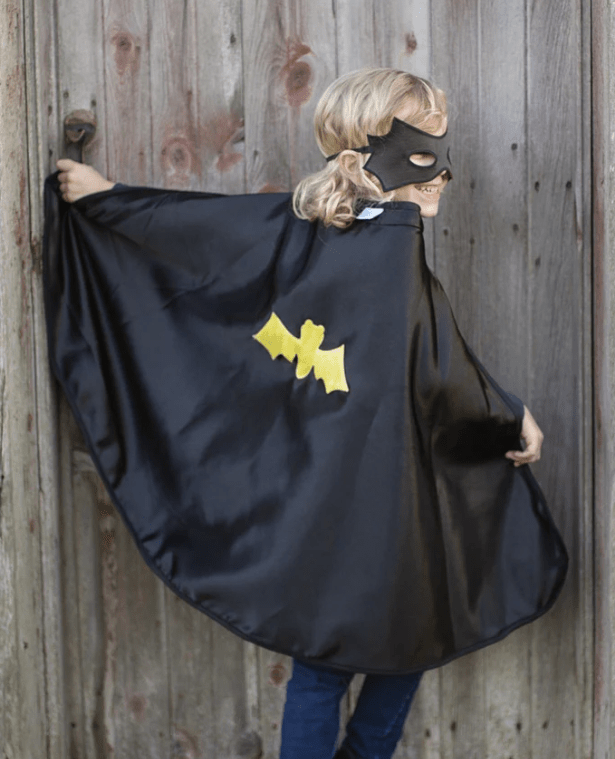 Reversible Spider/Bat Cape & Mask size 4-6 Toys Great Pretenders