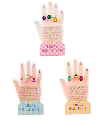Ring & Nail Sticker Sets - Assorted Kids Misc Accessories Mudpie